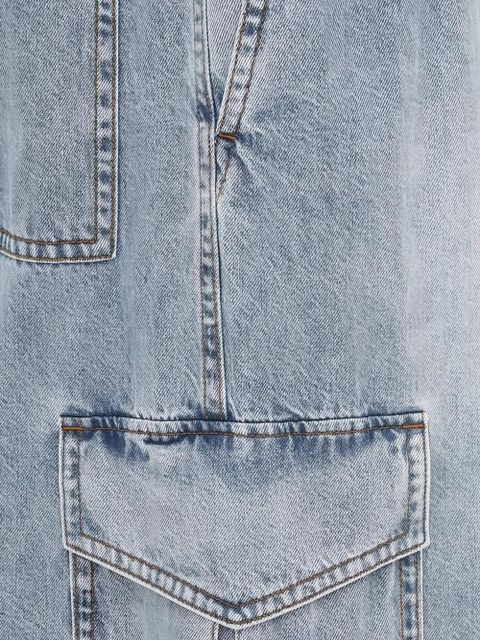 ZIMMERMANN belted cargo denim shorts - Blue - zdjęcie produktu nr 2