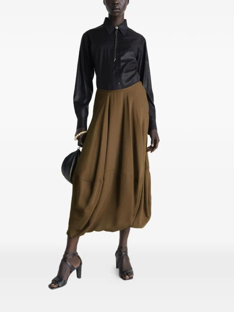 LEMAIRE balloon midi skirt - Brown - zdjęcie produktu nr 2