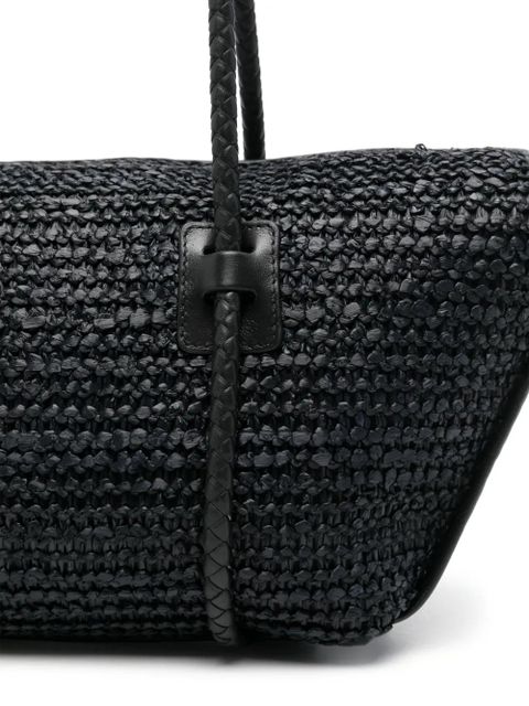 Hereu Forna Raffia tote bag - Black