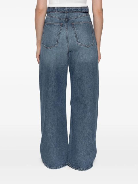 Sportmax belted jeans - Blue