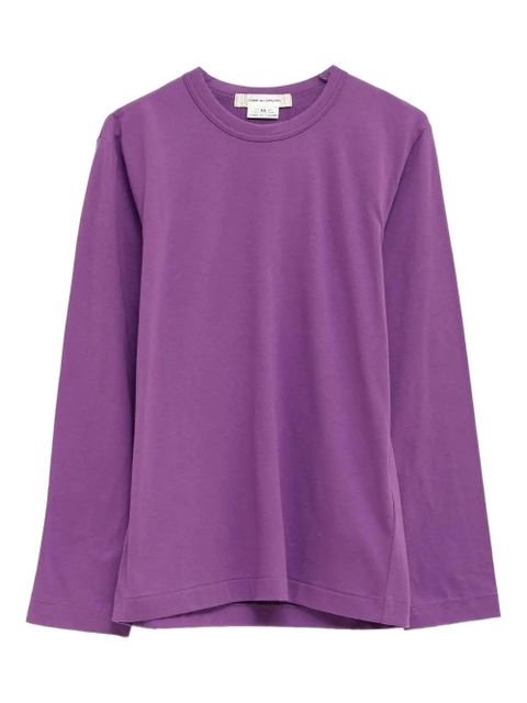 Comme Des Garçons logo-print T-shirt - Purple - zdjęcie produktu nr 1