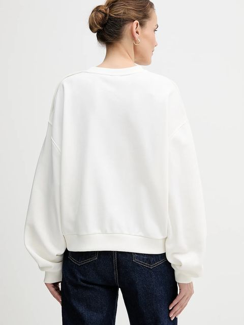 Tommy Hilfiger bluza bawełniana damska kolor biały z nadrukiem WW0WW48783