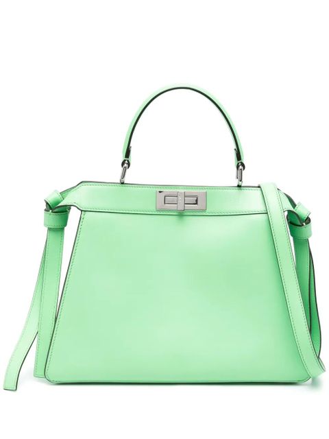 FENDI medium Peekaboo ISeeU tote bag - Green - zdjęcie produktu nr 1