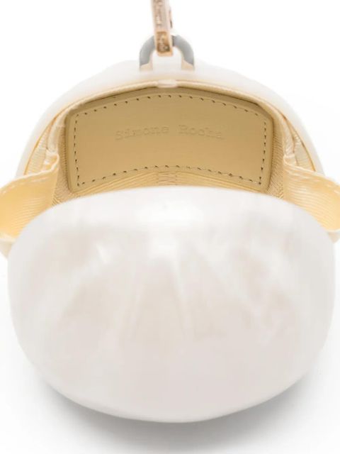 Simone Rocha pearl cross body bag - White