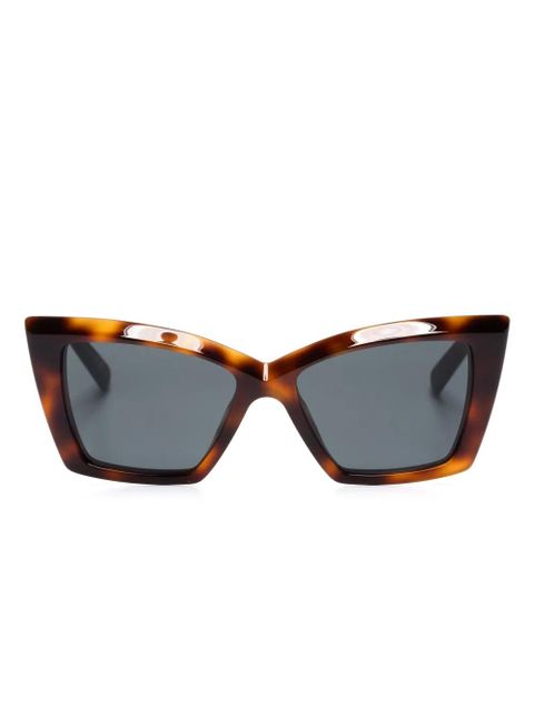 Saint Laurent Eyewear butterfly-frame sunglasses - Brown - zdjęcie produktu nr 1