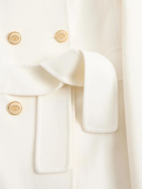 Valentino Garavani Compact Drap coat - White