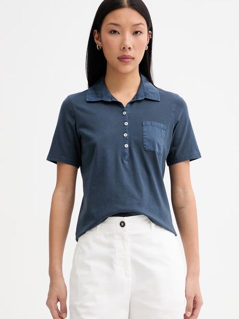 Marc O'Polo polo damskie bawełniane - zdjęcie produktu nr 1