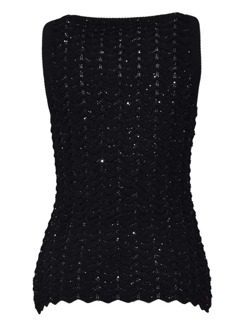 Missoni sequin-embellished tank top - Black - zdjęcie produktu nr 2