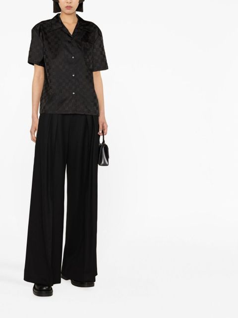 MISBHV monogram-print short-sleeve shirt - Black - zdjęcie produktu nr 2