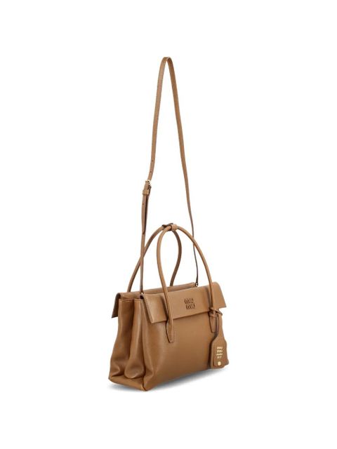 Miu Miu solitaire leather bag - Brown