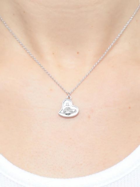 Vivienne Westwood Orb-embossed necklace - Silver