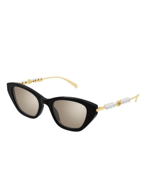Gucci Eyewear GG1968S pearl cat-eye sunglasses - Black - zdjęcie produktu nr 2
