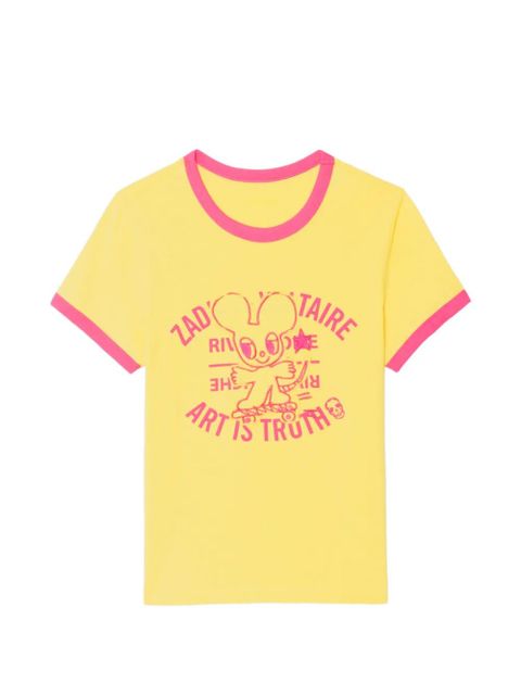 Zadig&Voltaire Woos Ringer graphic T-shirt - Yellow - zdjęcie produktu nr 1