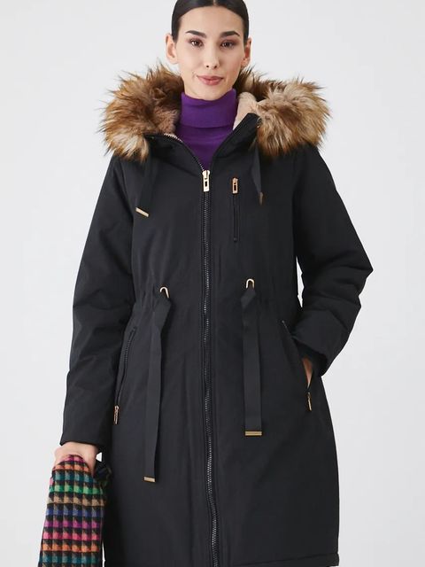 Medicine parka damska kolor czarny - zdjęcie produktu nr 1