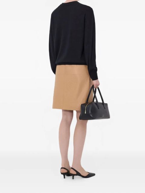 LouLou de Saison drop shoulder ribbed knitwear - Black