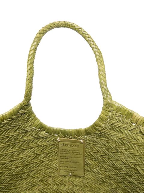 DRAGON DIFFUSION Nantucket Basket tote bag - Green