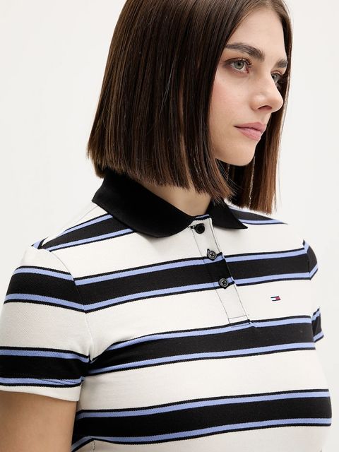 Tommy Jeans polo damski kolor czarny DW0DW21931