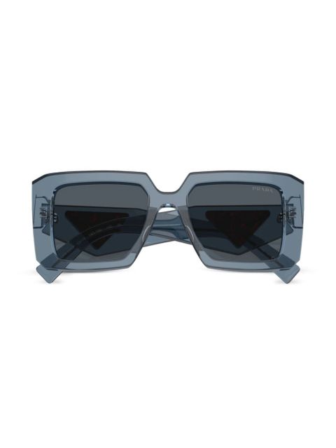 Prada Eyewear Prada PR 23YSF oversize frame sunglasses - Grey - zdjęcie produktu nr 2