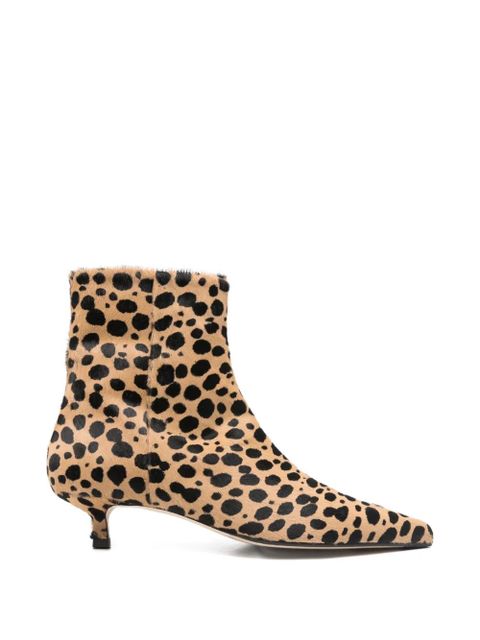 Aeyde Sofie Leo print ankle boots - Neutrals - zdjęcie produktu nr 1