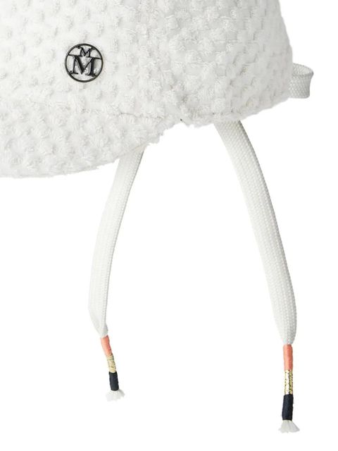 Maison Michel Gareth tie-fastening cap - White - zdjęcie produktu nr 2