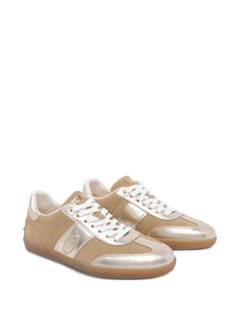 Tod's tab logo suede sneakers - Neutrals - zdjęcie produktu nr 2