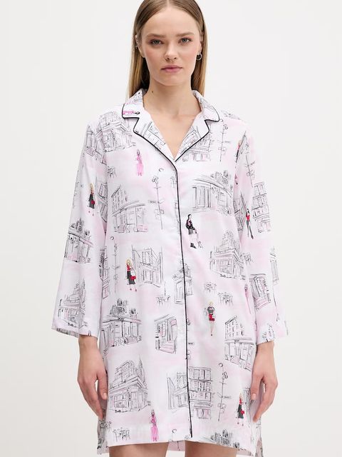 DKNY koszula nocna damska z wiskozą - zdjęcie produktu nr 1