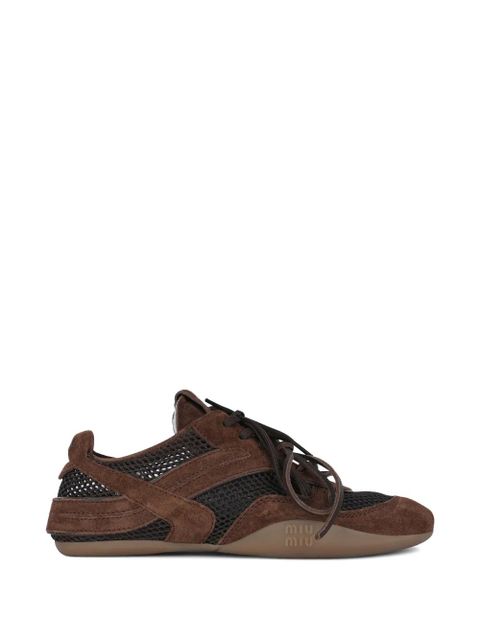 Miu Miu mesh-panel sneakers - Brown - zdjęcie produktu nr 1