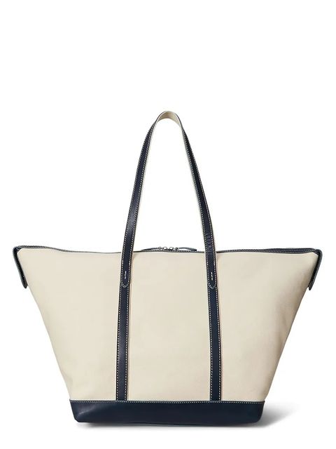 Polo Ralph Lauren torebka bawełniana kolor beżowy 428973072 - zdjęcie produktu nr 2