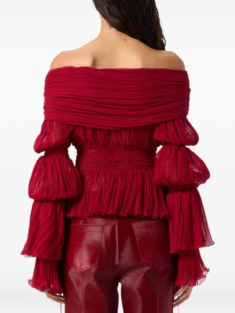 Blumarine pleated top - Red