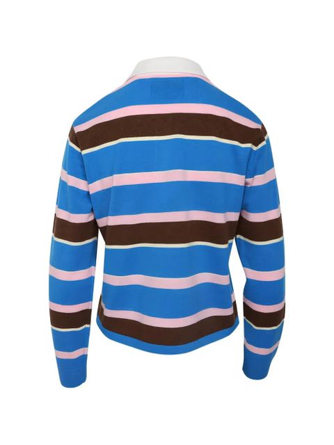 Guest In Residence striped-pattern polo top - Blue - zdjęcie produktu nr 2