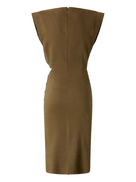 PINKO cap-sleeve dress - Green - zdjęcie produktu nr 2