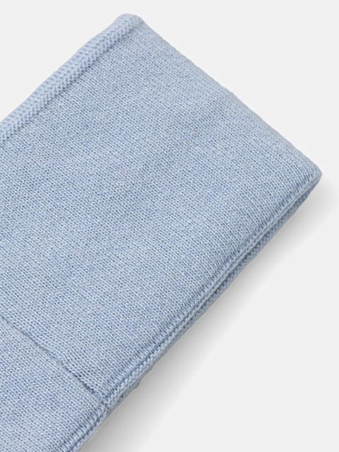 Moschino opaska wełniana kolor niebieski M2355 65235 - zdjęcie produktu nr 2