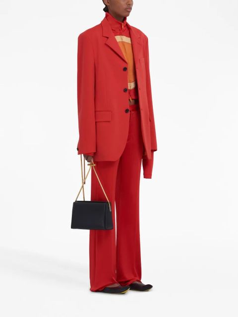 Marni single-breasted jersey blazer - Red - zdjęcie produktu nr 2