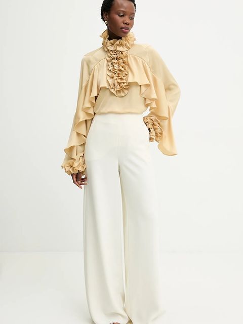 Answear.LAB bluzka z falbanką damska z wiskozy - zdjęcie produktu nr 2