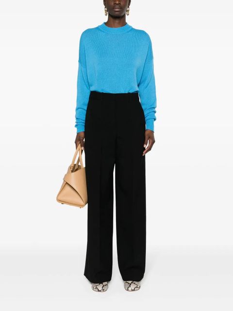 Jil Sander crew-neck cashmere jumper - Blue - zdjęcie produktu nr 2