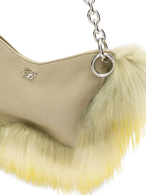 Blumarine butterfly-shape shoulder bag - Green