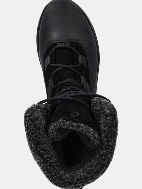 Ecco śniegowce skórzane Solice Mid Wp 200G Pl kolor czarny 420213-51052