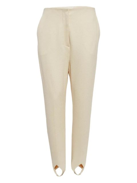Nanushka pre-owned Darby trousers - Neutrals - zdjęcie produktu nr 1