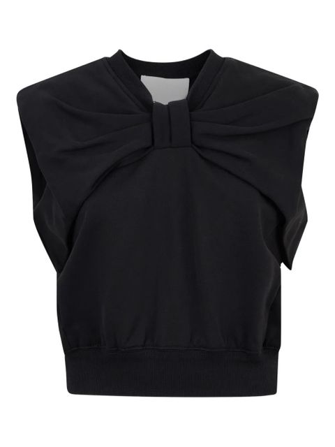 3.1 Phillip Lim draped bow french top - Black - zdjęcie produktu nr 1