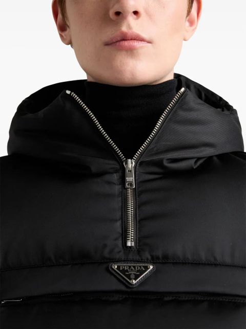 Prada Re-Nylon cropped jacket - Black - zdjęcie produktu nr 2