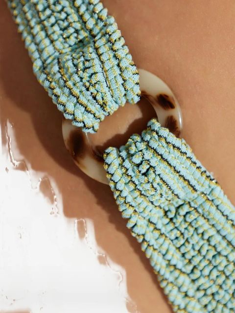 Bond-eye Ring Scene bikini bottom - Blue - zdjęcie produktu nr 2