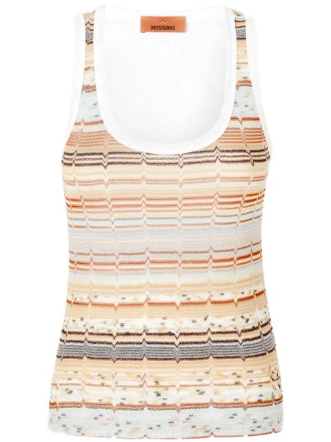 Missoni zigzag-pattern tank top - Neutrals - zdjęcie produktu nr 1