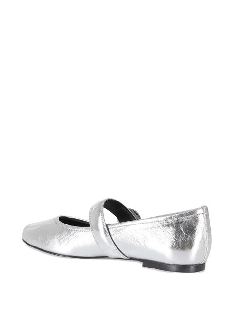 Coperni leather ballet flats - Silver