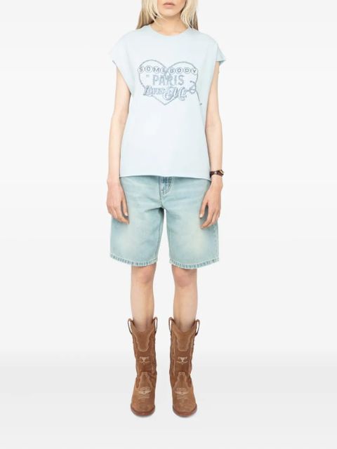Zadig&Voltaire Cloe T-shirt - Blue