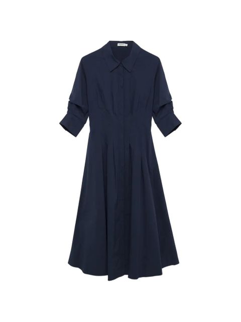 Simkhai Jazz pintucked cuffed midi dress - Blue - zdjęcie produktu nr 1