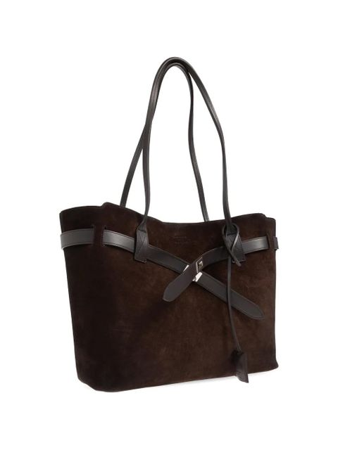 Balenciaga medium Bel Air leather tote bag - Brown