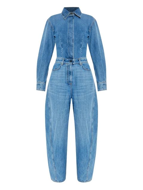 Givenchy denim shirt-collar jumpsuit - Blue - zdjęcie produktu nr 1