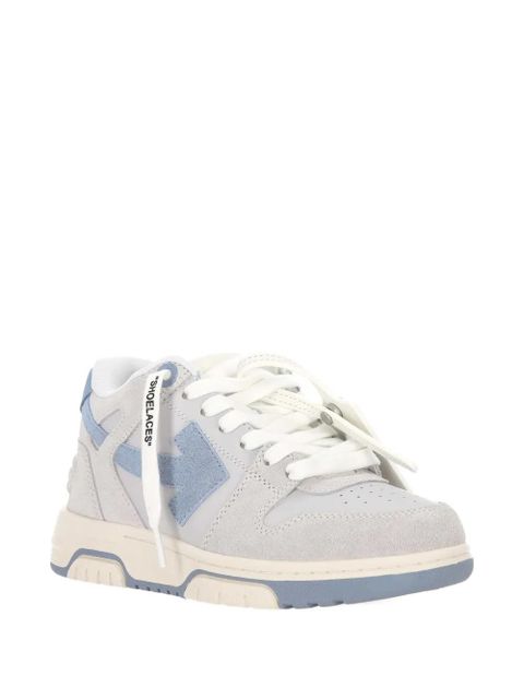 Off-White arrow-brand suede sneakers - Grey - zdjęcie produktu nr 2