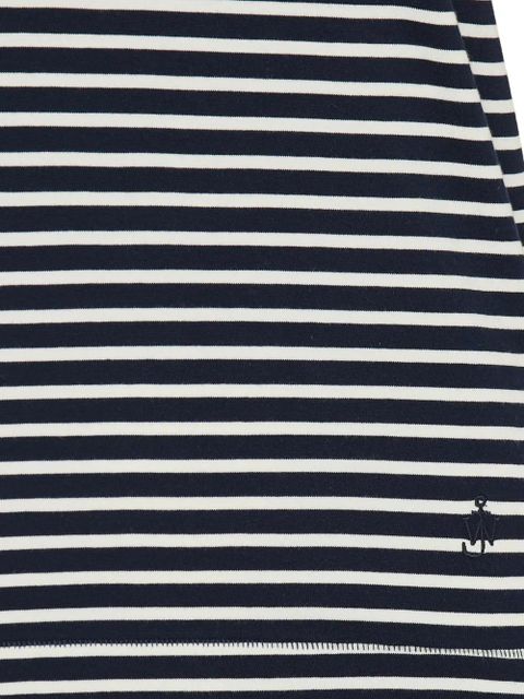 JW Anderson striped tie-sleeve T-shirt - Blue