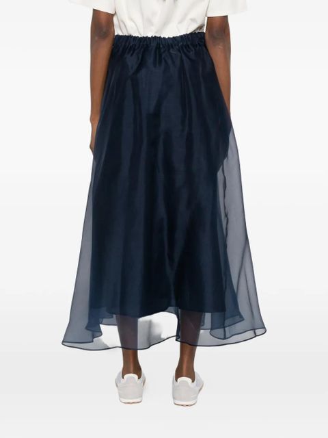 Weekend Max Mara elasticated-waist midi skirt - Blue